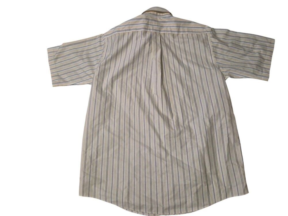 L.L.Bean Mens 16.5 Dress Shirt Pastel Striped Wrinkle Free Traditional Fit Shirt - Picture 3 of 7